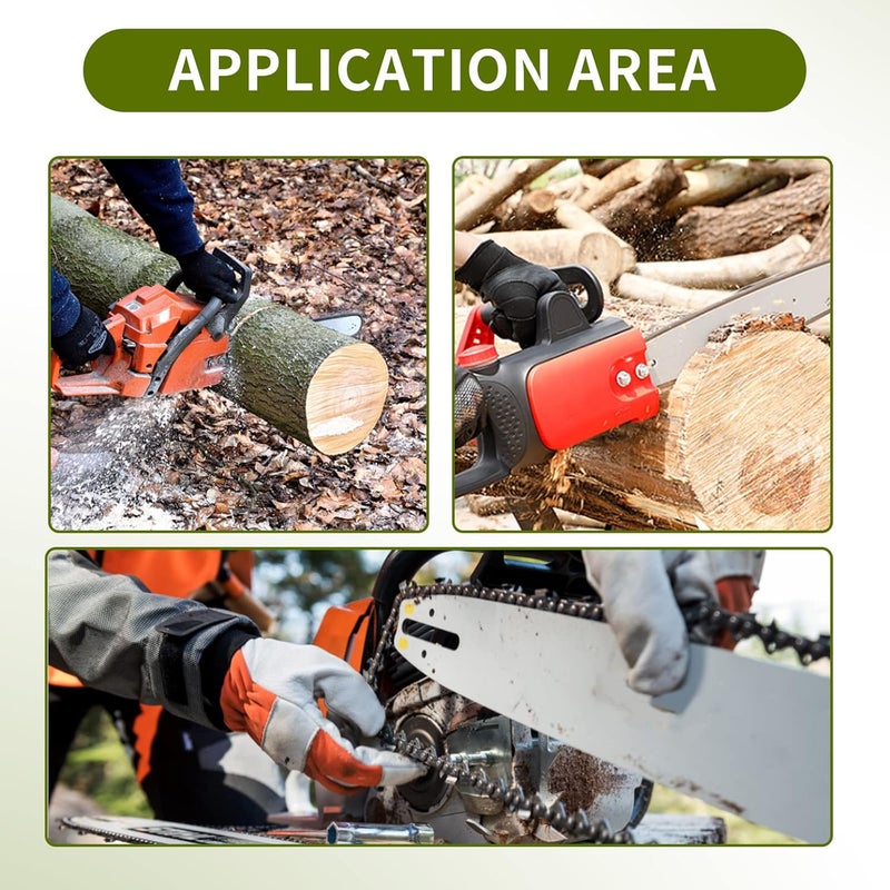 Anxingo 3 Pack 20" Chainsaw Chain 325" Pitch 058 Gauge 76DL Replacement for Blue Max 53543 8901 8902 Replacement for Husqvarna Stihl Poulan Craftsman Chainsaws - Image 5